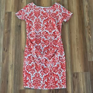 Pink blush fitted Maternity dress